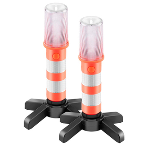 Feu Magnétique Rechargeable LED Rouge - 3 Modes De Clignotement, 360°, Pour Dépannage, Signalisation