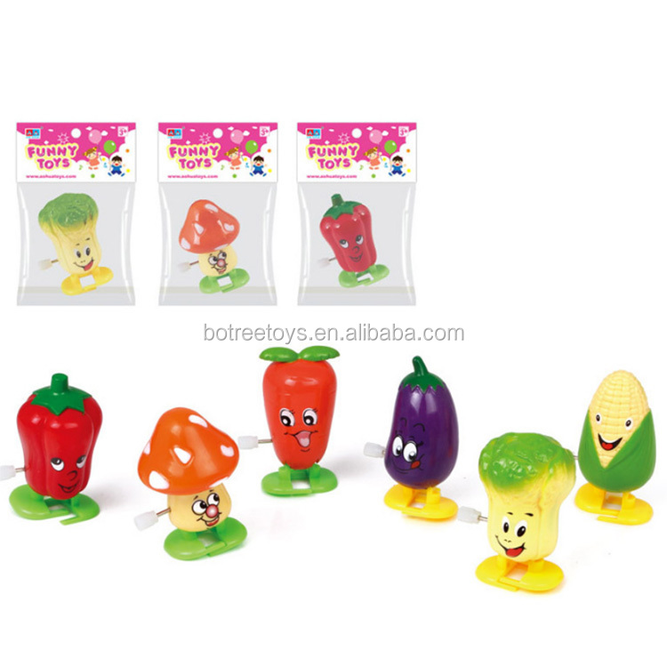 Kids Fruits Vegetables China Plastic Wind Up Toys