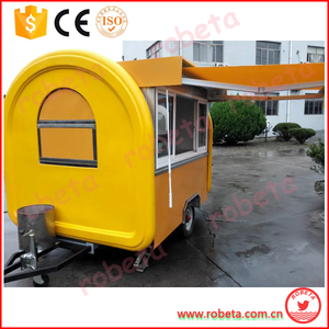 2016 Caliente-venta móvil pizza carrito de comida para la venta/alimentos asado a la parilla la cesta/madera carrito de comida - Product Image 3