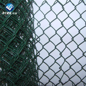 Valla de malla de alambre de eslabones de cadena de seguridad usada galvanizada en caliente de poste cuadrado de alta calidad al por mayor cercado enrejado y puertas de hierro - Product Image 2