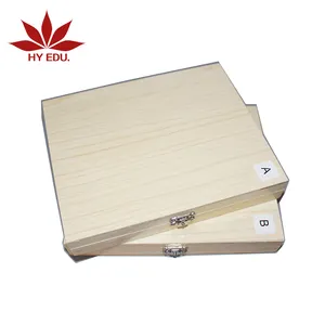High quality 100pieces microscope slides wooden box