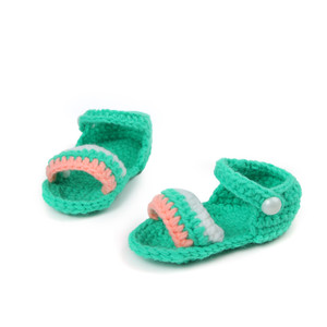 Handmade pattini di bambino svegli pattini del crochet con animale del fumetto pattini di bambino del crochet fof bay ragazze - Product Image 6