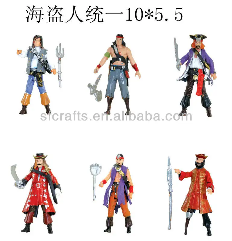 Pirate Action Figures Speelgoed, Plastic Action Figures Speelgoed, speelgoed Action Figure Voor Kinderen Pop Droom Huis Spelen Set Voor Kinderen