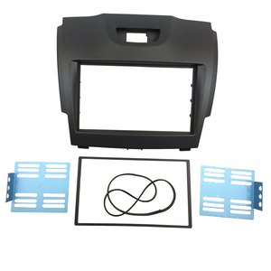 Doppio <span class=keywords><strong>Din</strong></span> Fascia per Chevrolet TraiBlazer Isuzu <span class=keywords><strong>D</strong></span>-Max Holden Colorado Radio DVD Stereo Pannello Staffa di Montaggio Installazione Trim kit Telaio - Product Image 1
