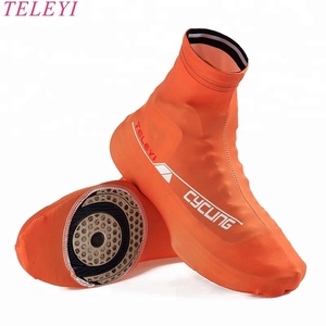 Cubrezapatos de LICRA Botines para <span class=keywords><strong>ciclismo</strong></span> y bicicleta A prueba de viento y polvo con cremallera Cubierta de moda Invierno Primavera Otoño Temporadas - Product Image 2