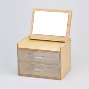 Espejo de pie de doble cara de mesa negro clásico - Product Image 5