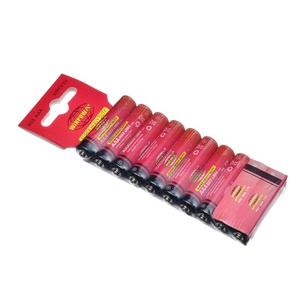 Batterie sèche de zinc R03 AAA Um4 Carbon 1.5v PVC Blister Card <span class=keywords><strong>9</strong></span> <span class=keywords><strong>V</strong></span> Toys Batteries Zn/mno2,zinc Carbone Cylindrique Aaa Lr03 ROHS,MSDS - Product Image 1