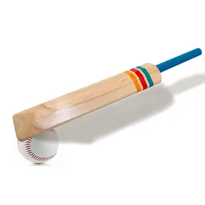 De madera maciza bate de cricket de juego al aire libre para niños, juego de jardín juego de croquet