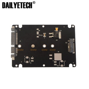 黒のBMキーソケット<span class=keywords><strong>2</strong></span> M.2NGFFSSDから<span class=keywords><strong>2</strong></span>.5SATAアダプターカード、DAILYETECHのケース付き - Product Image 5