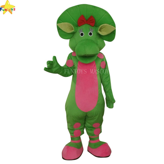 costume da mascotte di dinosauro