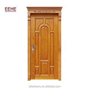 Puerta de madera lisa, puerta principal, puerta de madera Sagun EN EL Lebanon