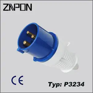 ZNPON 32A 240V 2P+E male and female industrial plug and socket
