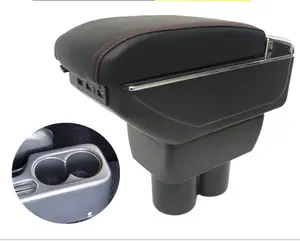 Suzuki JIMNY armrest box USB Charging heighten Double layer central Store content cup holder ashtray accessories