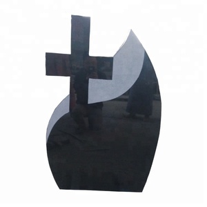 SH STONE Pierre tombale Basalte noir Monument funéraire Pierre tombale - Product Image 6