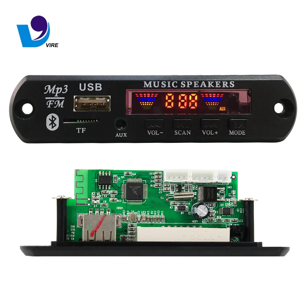 VTF-108BT Usb Tf карта Fm Радио Mp3 плеер цепь аудио модуль Плата