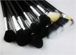 Juego de brochas de maquillaje, 29 unidades, pelo de cabra - Product Image 3