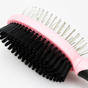 Amazon top selling 2017 double size pet grooming dog and cat brush <span class=keywords><strong>can</strong></span> OEM pet products - Product Image 6