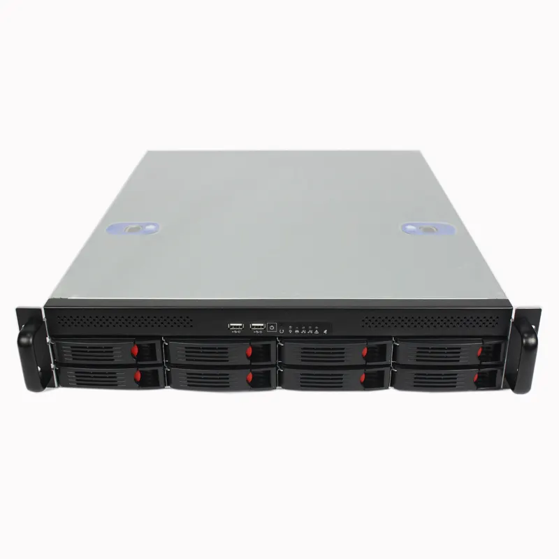New Arrival Industrial Chassis Hot Swap Computer 2u Server Case 8Bays