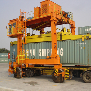 RTG 타입 조선소 이동식 컨테이너 갠트리 크레인 40톤 고무 타이어 컨테이너 크레인 가격 - Product Image 5