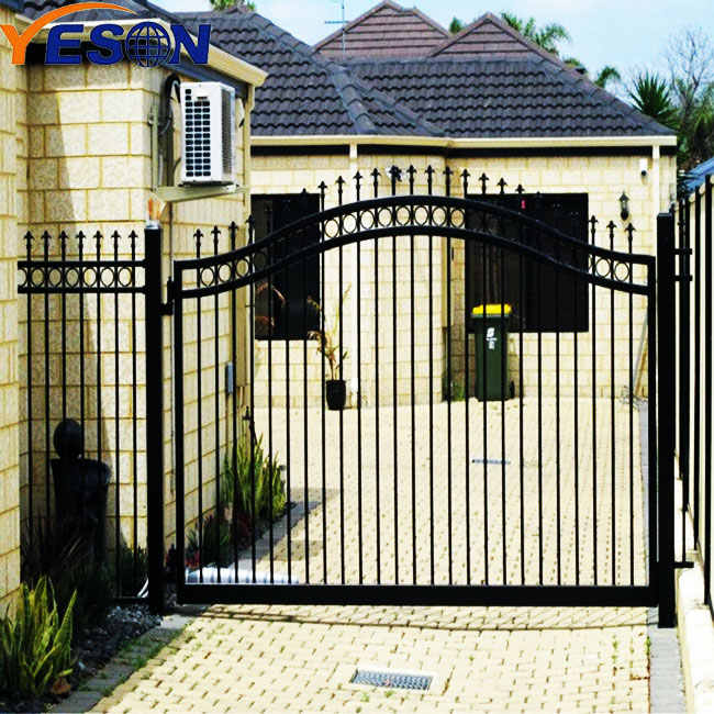 Metal Fence Gate Wrought Iron Gates Prices with Factory Price