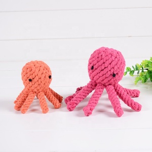 Kauen Baumwolle Seil Zähne Reinigung <span class=keywords><strong>Octopus</strong></span> umwelt freundliche Hund Haustier Spielzeug für Haustier
