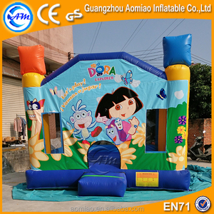 Enfants <span class=keywords><strong>taille</strong></span> <span class=keywords><strong>dora</strong></span> intérieur mini château gonflable commerciale saut châteaux vente - Product Image 1