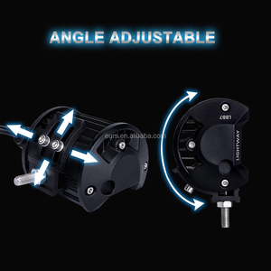 Nouveau projecteur de travail LED EURS haute luminosité 20 LED 15W 4 pouces 1050lm 6000K 3.5A 3030 en alliage d'aluminium pour véhicule tout-terrain, faisceau combiné - Product Image 4
