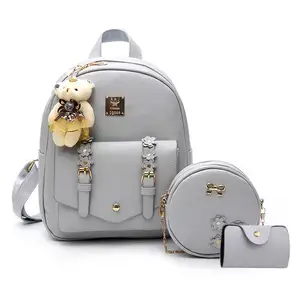 JIANUO 2018 neueste Frauen Rucksack für Mädchen elegante Schult aschen Set