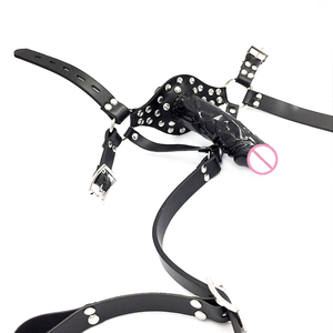 Imperatore nero <span class=keywords><strong>Bocca</strong></span> Aperta <span class=keywords><strong>Palla</strong></span> Gag Con Il Naso Gancio SM Strumenti di Schiavi Del Sesso <span class=keywords><strong>Bocca</strong></span> Plug Full Testa Harness Giocattolo Del Sesso - Product Image 2