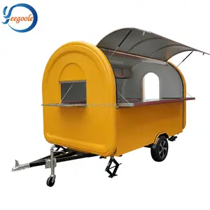 Itop — remorque pour aliments au gaz, camping de rue Mobile, en crêpe, caddie de restauration rapide, avec Mini réfrigérateur, CE