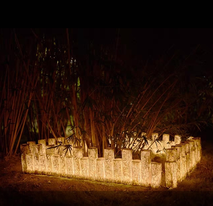 Eco-friendly Stump-shaped outdoor light garden light