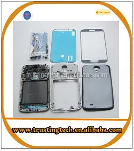 for samsung Galaxy S4 i9500 Volle Gehäuse-abdeckung Case + Screen Glaslinse + Tür Zurück Batterieabdeckung Fall