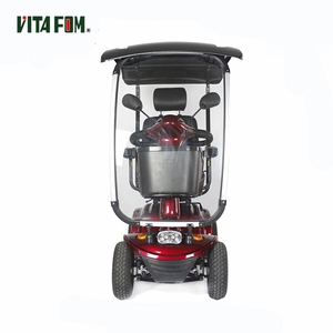 Scooter motorizzato con pneumatico antiscivolo <span class=keywords><strong>a</strong></span> 4 ruote e tetto antipioggia - Product Image 4