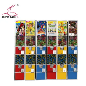 Wholesale GV64 DOUBLE High Quality Plastic Ball Kids Toys Vending Machine