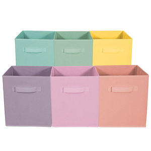 Household Useful Foldable <strong>Collapsible</strong> Cloth <strong>Storage</strong> <strong>Cubes</strong> - Product Image 1
