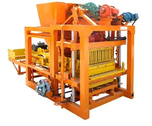 Máquina de fabricación de bloques de hormigón hueco, QTJ4-28 a Oman