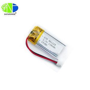 Süper <span class=keywords><strong>ultra</strong></span> küçük 061225 601225 110 mah 130 mah 3.7 v li-ion polimer pil - Product Image 2