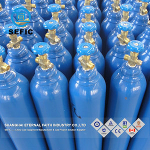 Botella de <span class=keywords><strong>Gas</strong></span> vacía de alta presión, cilindro de oxígeno Industrial de 40L/47L/50L/68L