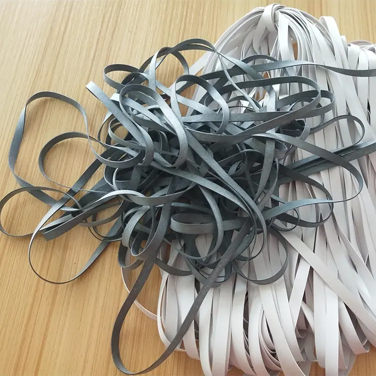 white swimwear rubber elastic rubber tape for swimwear rubber band