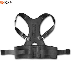 Chaleco de neopreno ajustable de <span class=keywords><strong>espalda</strong></span> completa, Corrector de postura para hombres y mujeres con imanes - Product Image 6