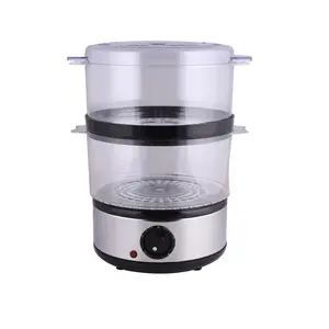 Hot sales High Quality 2 layers 4L Capacity Electric Vegetable Food Steamer for Home use