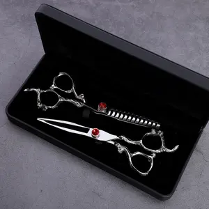 Professionlal dragon handle hairdressing scissors shears hot sale for salon/Beauty/barber shop set MST801