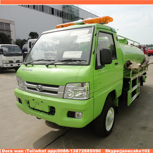 Mini foton benzina fecale di aspirazione delle acque reflue prezzo di clw vuoto camion cisterna - Product Image 3