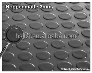 Karet lembaran gelembung tombol lantai Dot bulat industri antiselip lembaran karet koin karet lantai gulungan anyaman - Product Image 4