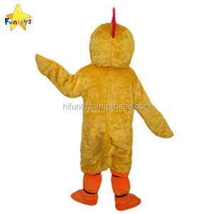 Funtoys CE Le Plus Bas Prix Jaune De Poulet de Bande Dessinée Costume De Mascotte - Product Image 4