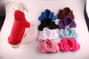 Bán buôn DIY đồng bằng Dog SWEATSHIRT Hoodies tùy chỉnh in nhà sản xuất - Product Image 4