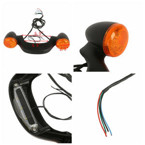 Feu arrière à LED TCMT XF2906D01-BC, clignotant, <span class=keywords><strong>barre</strong></span> pour <span class=keywords><strong>Harley</strong></span> Touring Street Road Glide 10-16 - Product Image 4