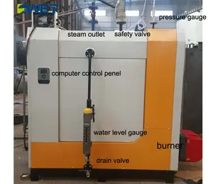 Small Scale 0.5 Ton Oil Steam Boiler For Sauna