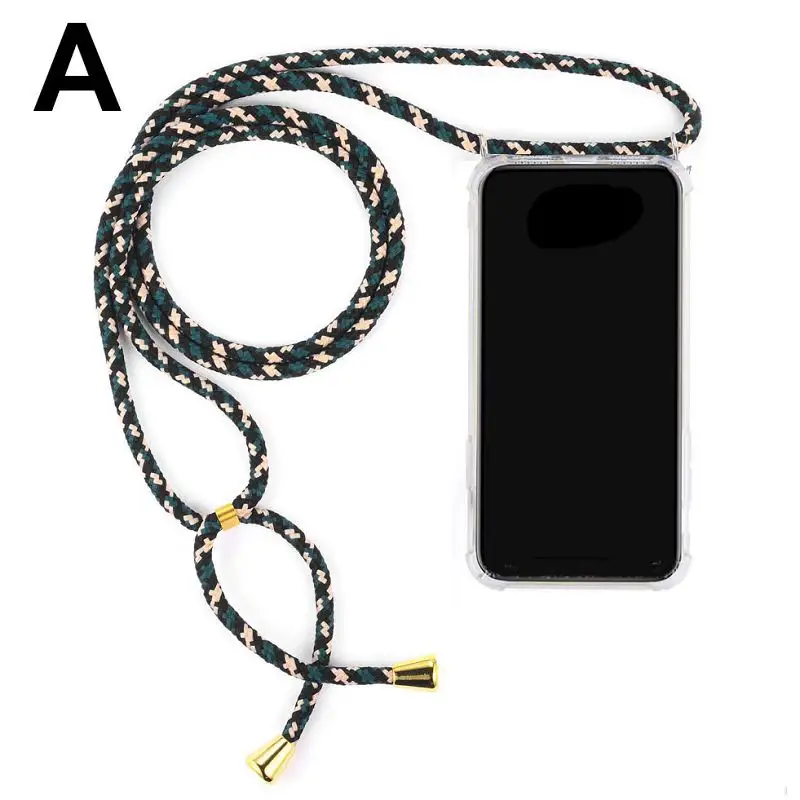 Stylish Anti-Drop Clear Soft TPU Phone Case with Lanyard for Huawei P30