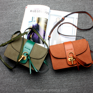 Diseño simple importados bolsos de hombro de cuero, bolsos de cuero de <span class=keywords><strong>la</strong></span> mujer real - Product Image 6